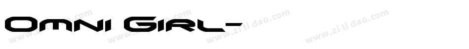 Omni Girl字体转换